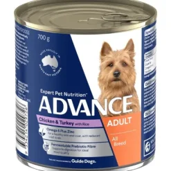Advance Dog Chicken & Turkey with Rice 700g
