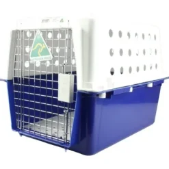Airline Approved Pet Carrier Blue & White