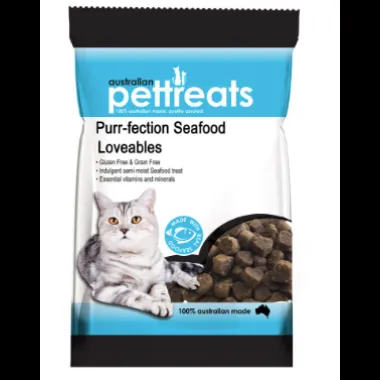 APT Purr-fection Seafood Loveables Cat Treats 80g