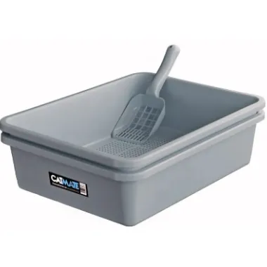 Cat Litter 3 Piece Sieve Litter Tray (with Scoop)