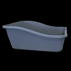 High Back Litter Tray Black 46x38cm