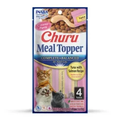 Inaba Churu Meal Topper Tuna With Salmon 4 Tubes 56g