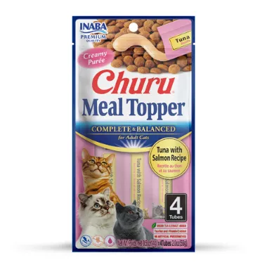 Inaba Churu Meal Topper Tuna With Salmon 4 Tubes 56g