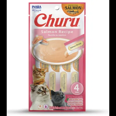 Inaba Churu Mousse Treat Salmon 4 Tubes 56g