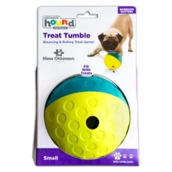 Nina Ottosson Treat Tumble Ball (Blue/Yellow) Small