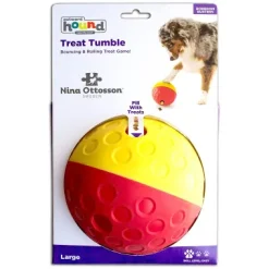 Nina Ottosson Treat Tumble Ball (Red/Yellow) Large