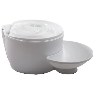 Pet One Deluxe Drinking Fountain With Pump - White